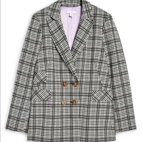 Topshop Jackets & Blazers - NWT Topshop Check Blazer